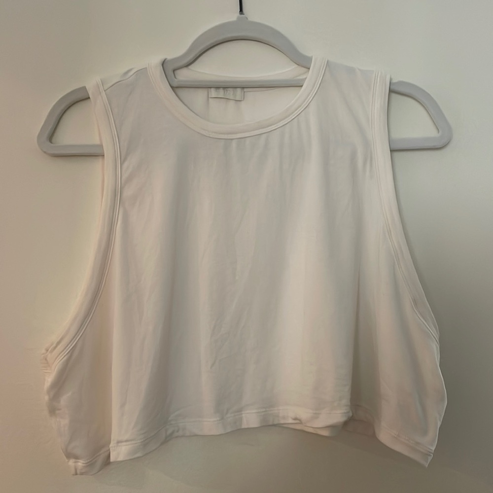 Skims Large Boyfriend Crop Tank